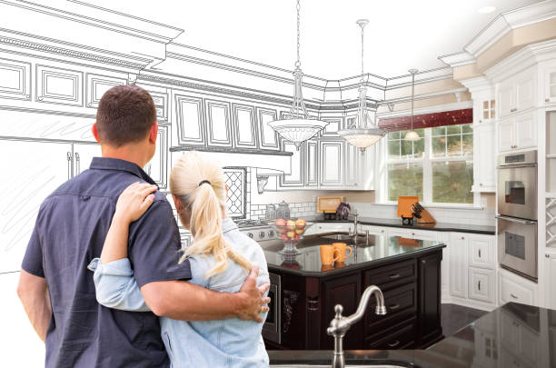 Professional Kitchen Flooring technician working in Lehigh Acres, FL